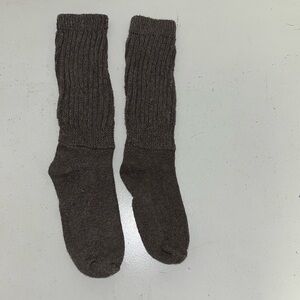 Women’s Vintage Ash Brown Slouch Socks. Gently used. Smoke free home.